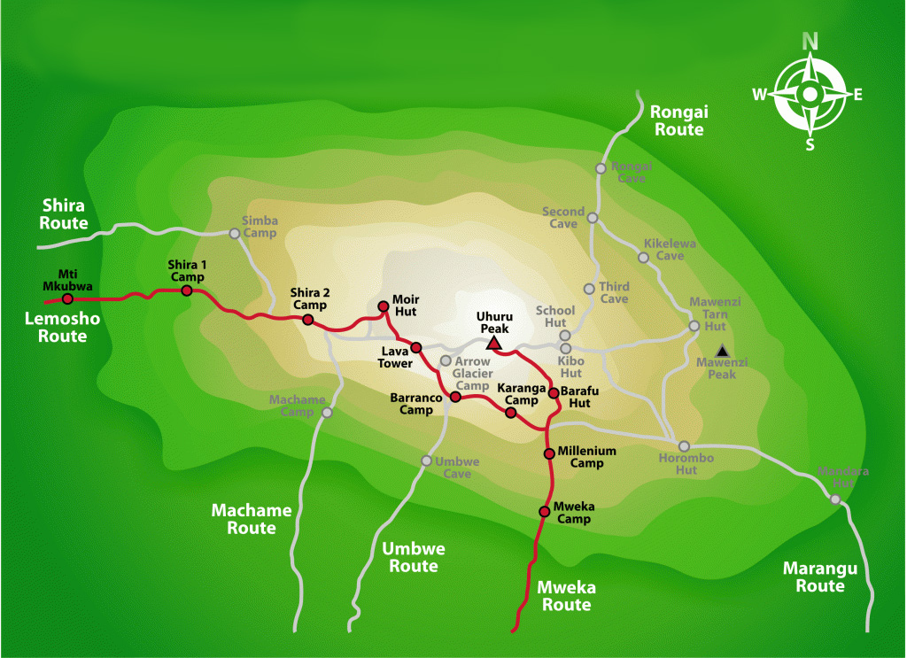 9 Days Northern Circuit Route Kilimanjaro